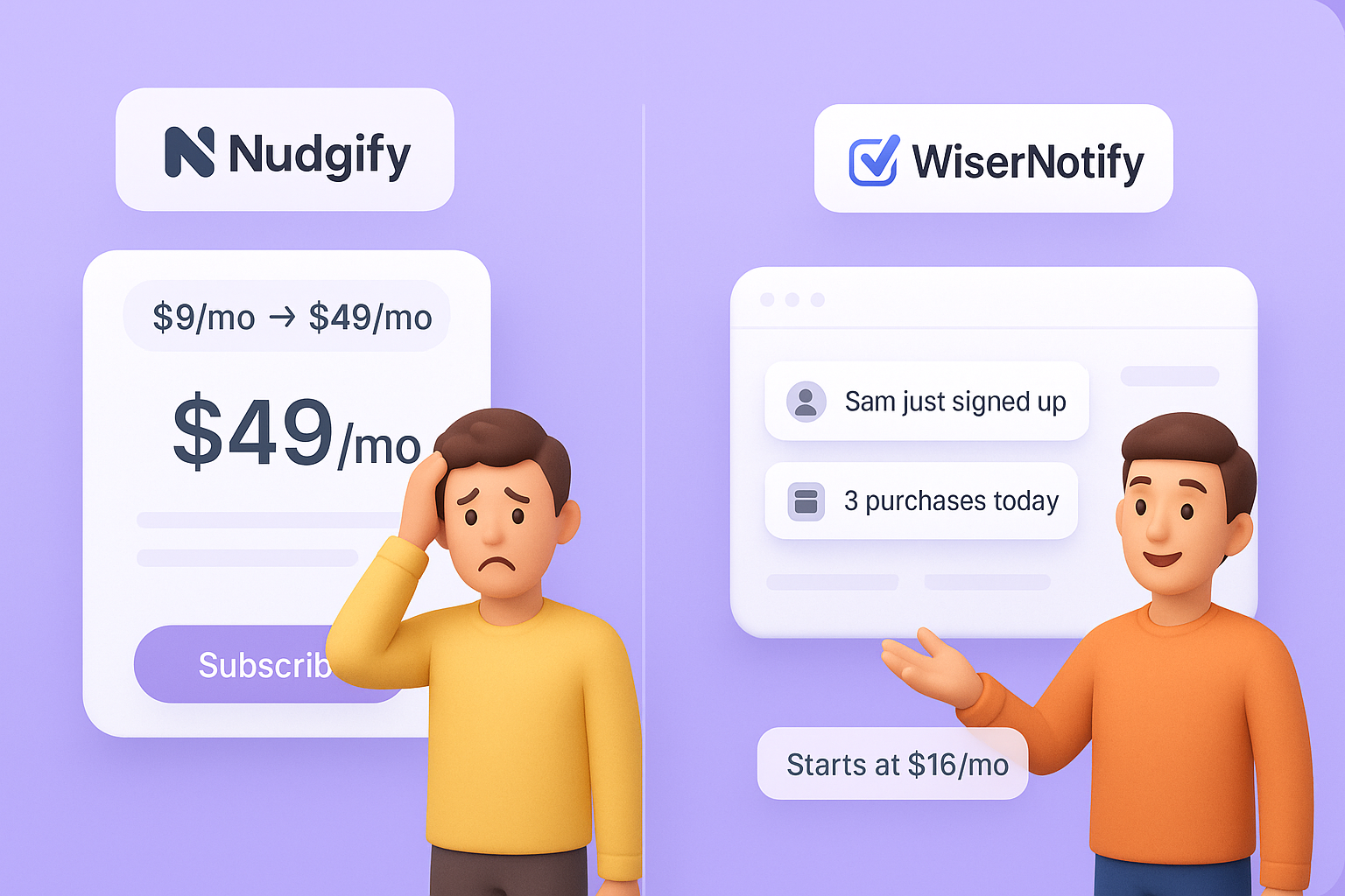 Nudgify pricing comparison