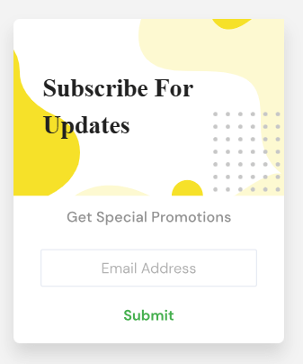 Subscription Widgets (Captures leads and emails) - 2