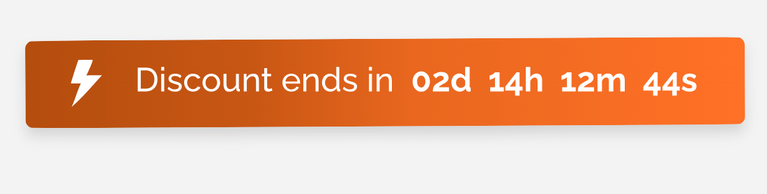 Countdown Timers (Drives urgency for limited deals)