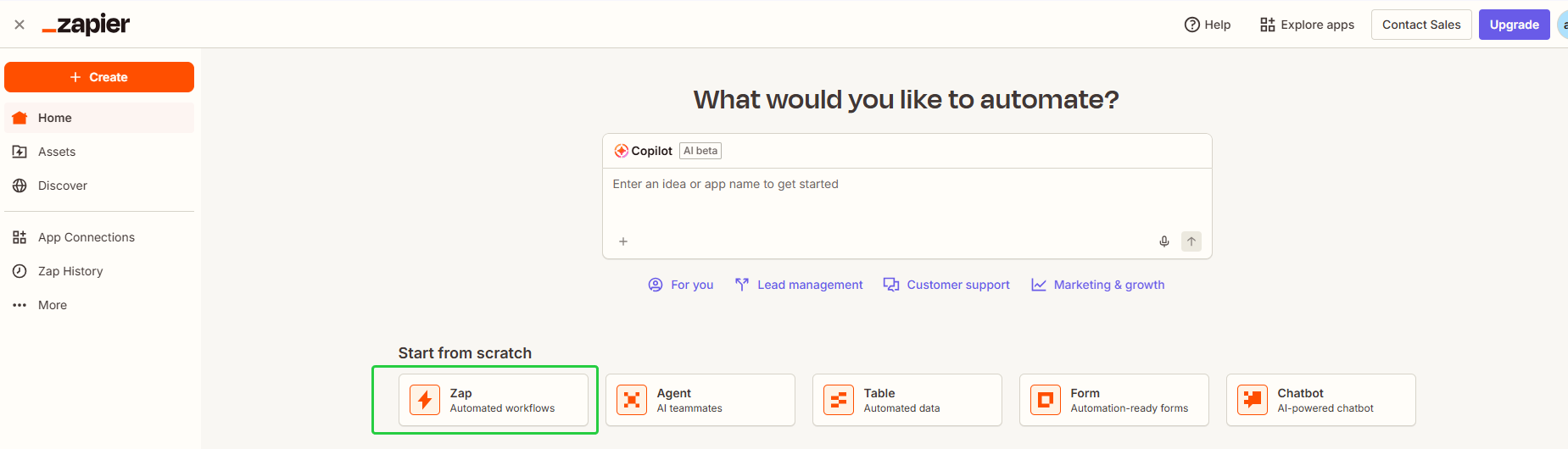 Automated Workflows (Zaps)