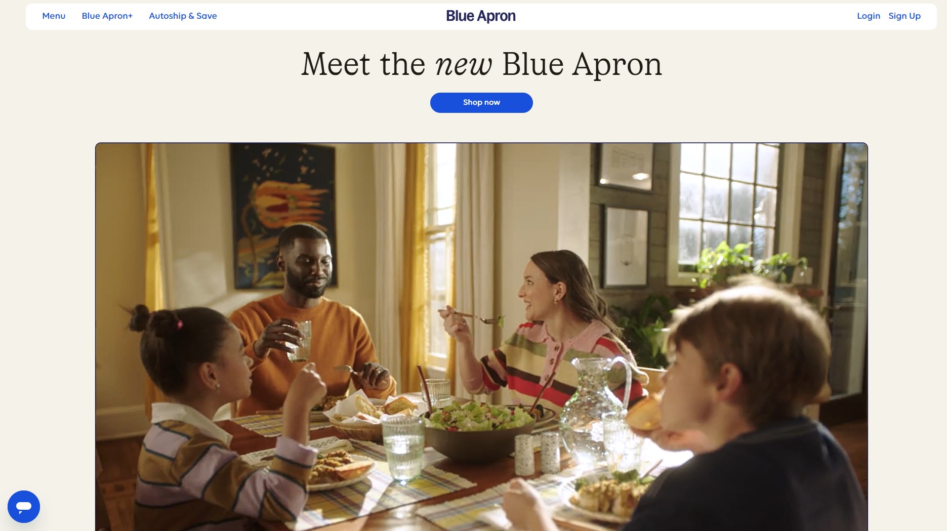 Blue Apron meal kit subscription bundle example