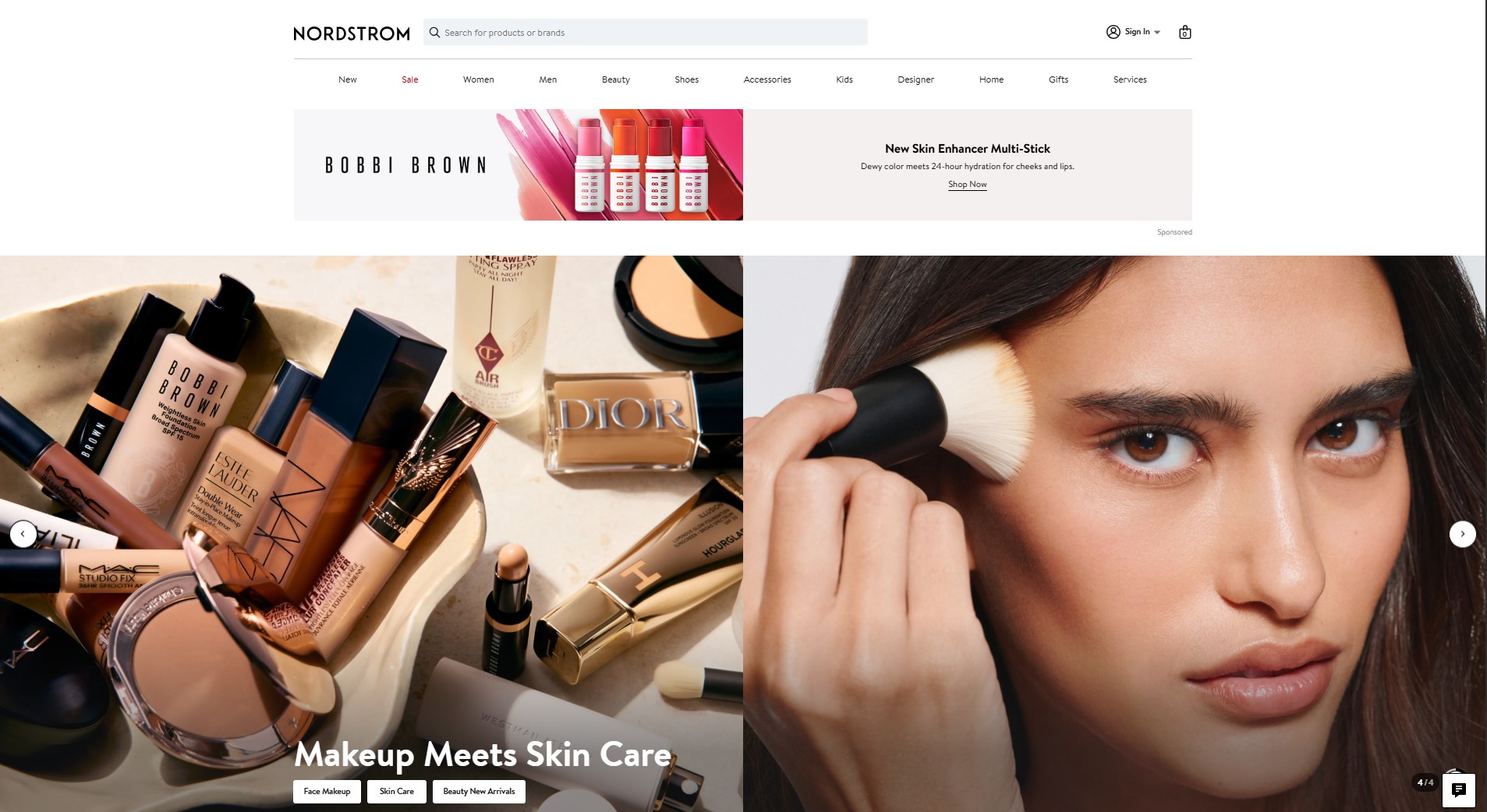 Nordstrom complete the look product bundling strategy example